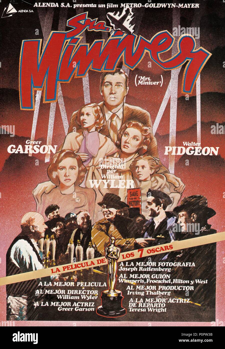 Original Film Title MRS. MINIVER. English Title MRS MINIVER. Film