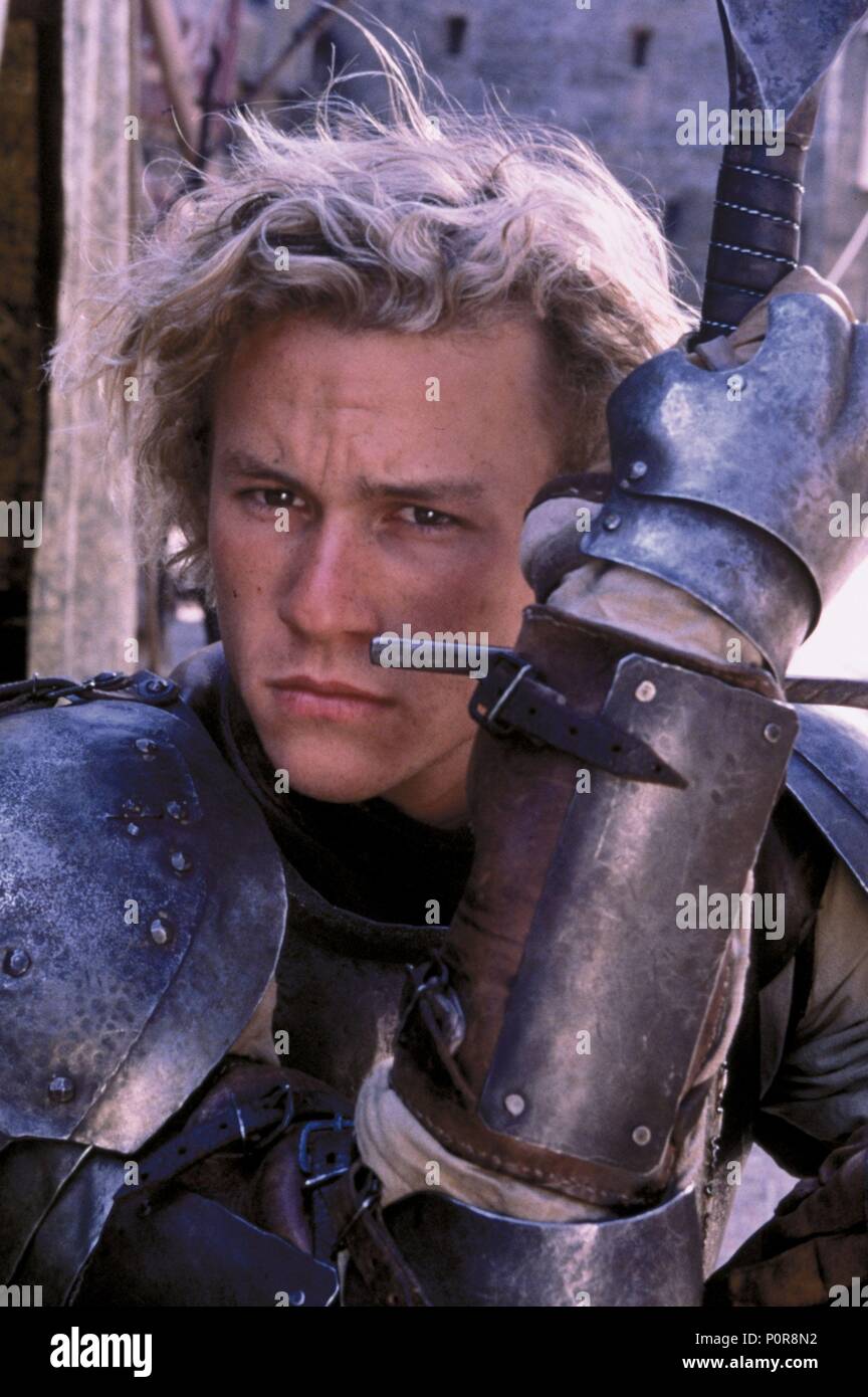 Original Film Title: A KNIGHT'S TALE.  English Title: A KNIGHT'S TALE.  Film Director: BRIAN HELGELAND.  Year: 2001.  Stars: HEATH LEDGER. Credit: COLUMBIA PICTURES / ENDRENYI, EGON / Album Stock Photo