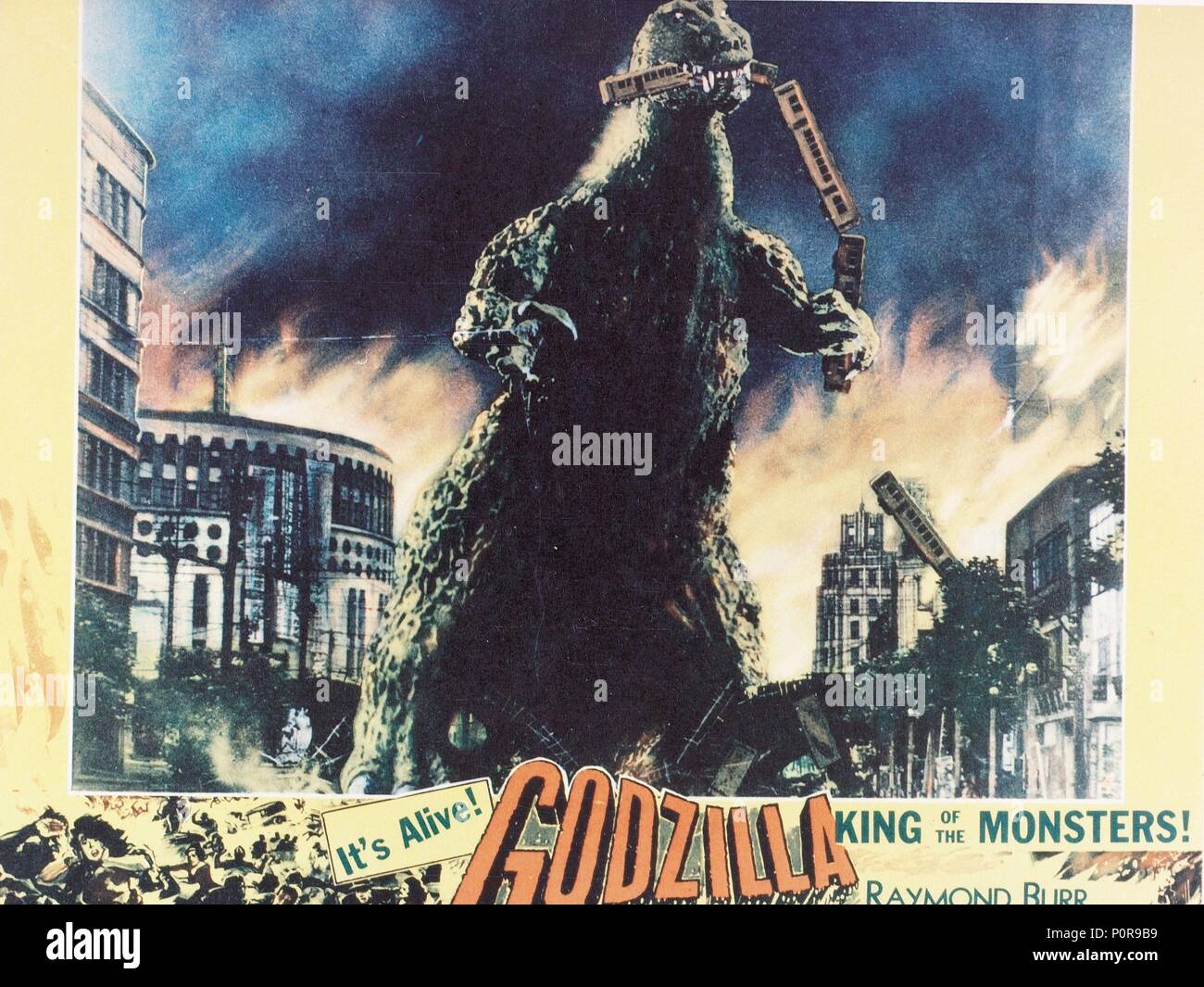 Godzilla movie poster hi-res stock photography and images - Alamy