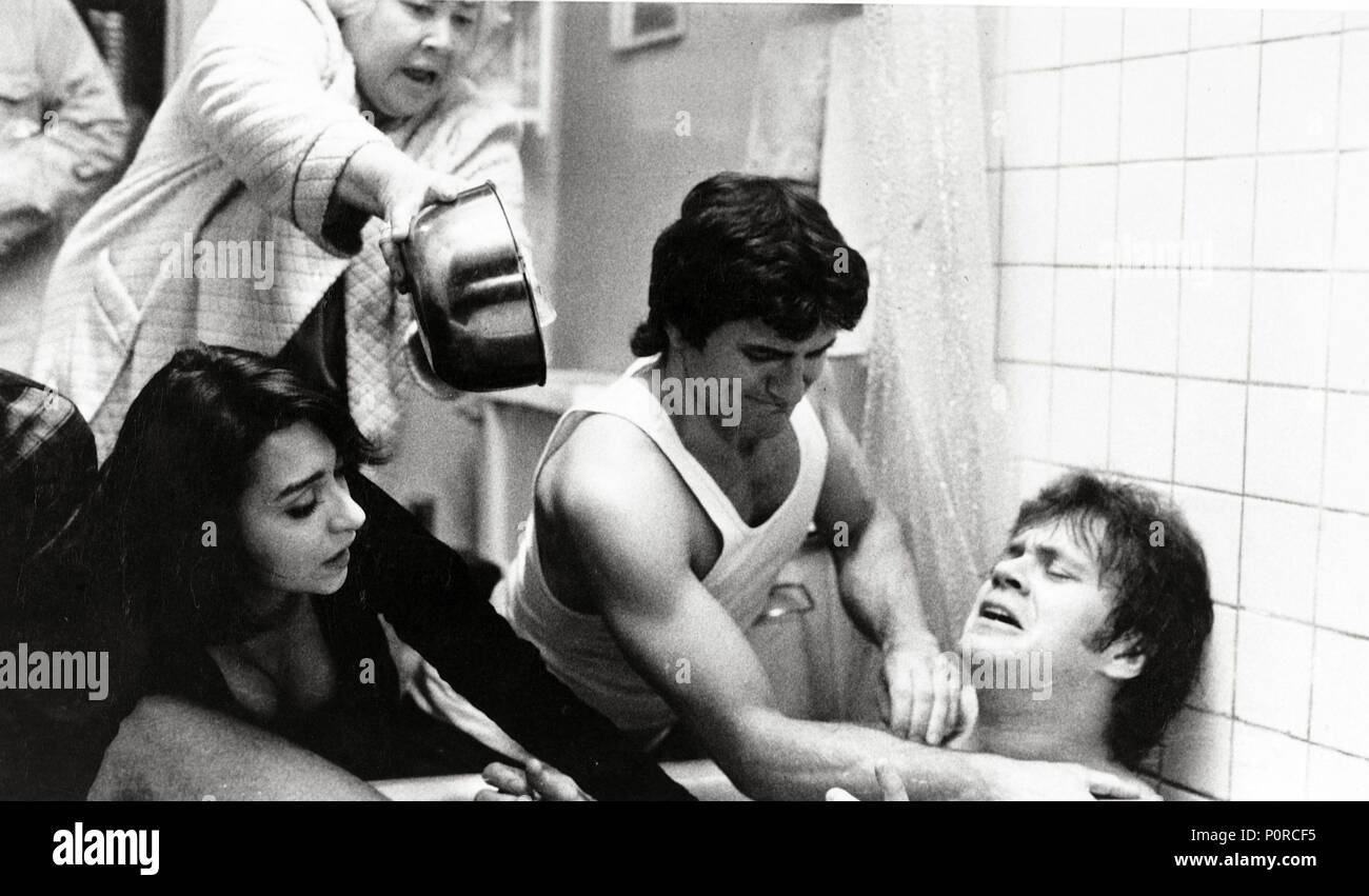 Original Film Title: JACOB'S LADDER.  English Title: JACOB'S LADDER.  Film Director: ADRIAN LYNE.  Year: 1990.  Stars: TIM ROBBINS. Copyright: Editorial inside use only. This is a publicly distributed handout. Access rights only, no license of copyright provided. Mandatory authorization to Visual Icon (www.visual-icon.com) is required for the reproduction of this image. Stock Photo