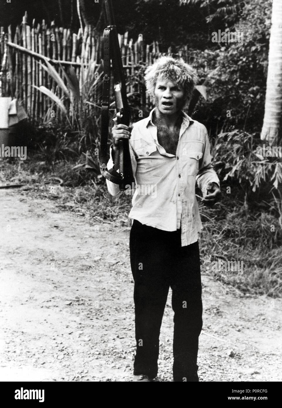 Original Film Title: ISLAND OF DR. MOREAU, THE.  English Title: ISLAND OF DR. MOREAU, THE.  Film Director: DON TAYLOR.  Year: 1977.  Stars: MICHAEL YORK. Stock Photo