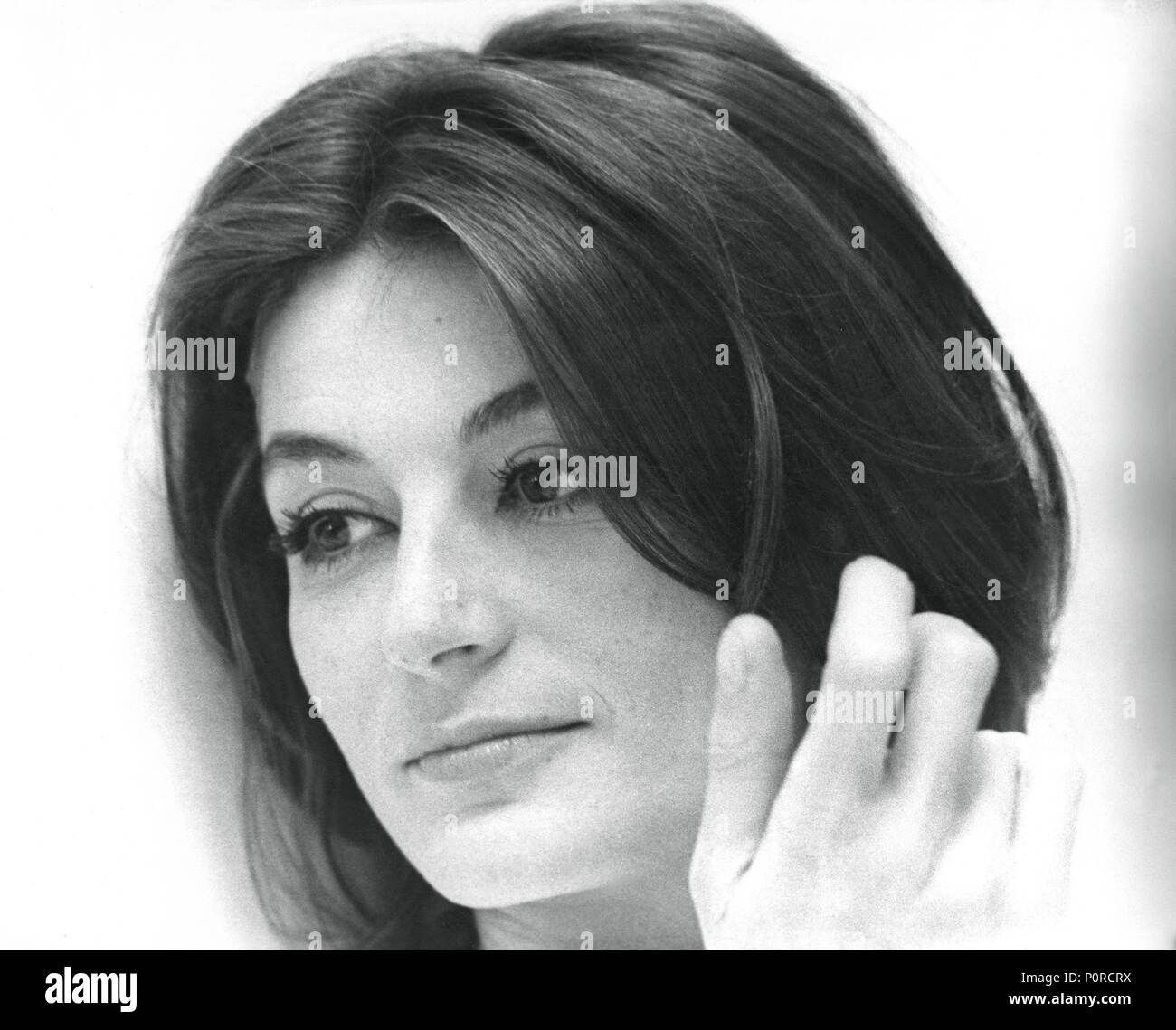 Original Film Title: UN HOMME ET UNE FEMME. English Title: A MAN AND A WOMAN.  Film Director: CLAUDE LELOUCH. Year: 1966. Stars: ANOUK AIMEE. Credit: LES  FILMS 13 / Album Stock Photo - Alamy