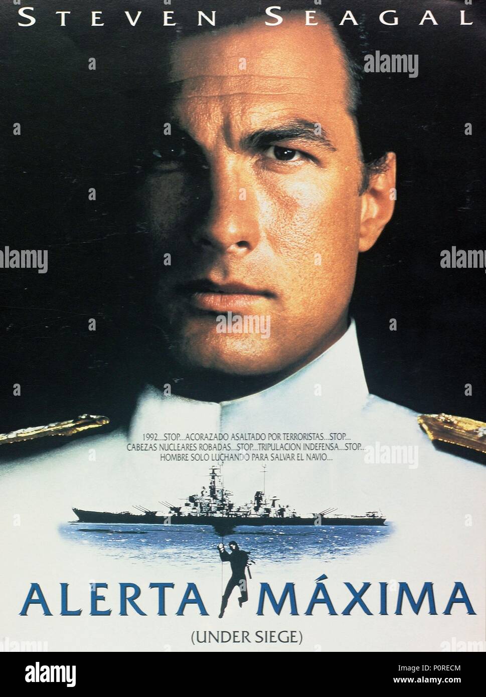 Original Film Title: UNDER SIEGE. English Title: UNDER SIEGE. Film  Director: ANDREW DAVIS. Year: 1992. Credit: WB/REGENCY ENTERPRISES  V.O.F./CANAL + / Album Stock Photo - Alamy