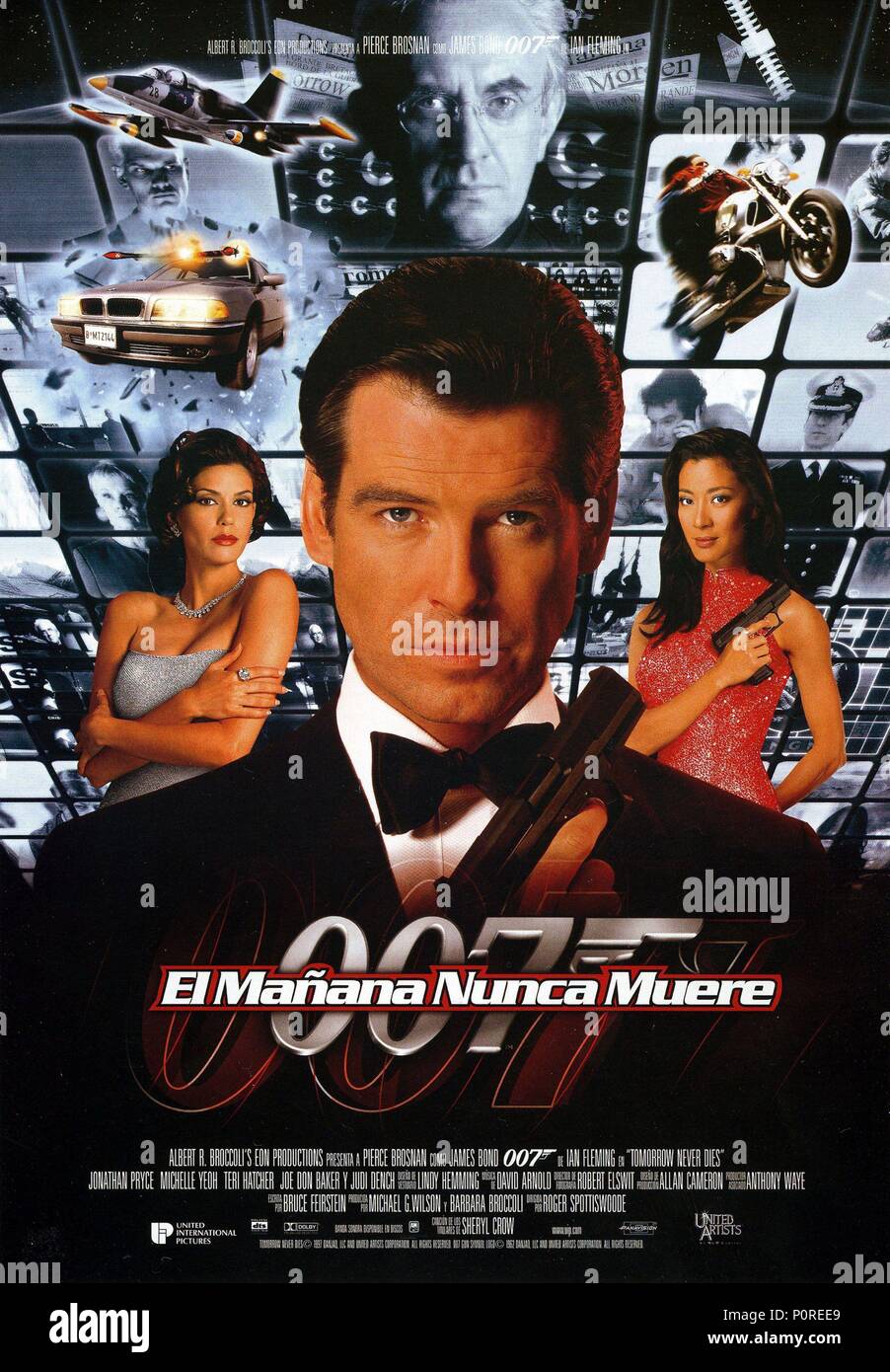 Original Film Title Tomorrow Never Dies English Title 007 James Bond Tomorrow Never Dies Film Director Roger Spottiswoode Year 1997 Credit United Artists Album Stock Photo Alamy