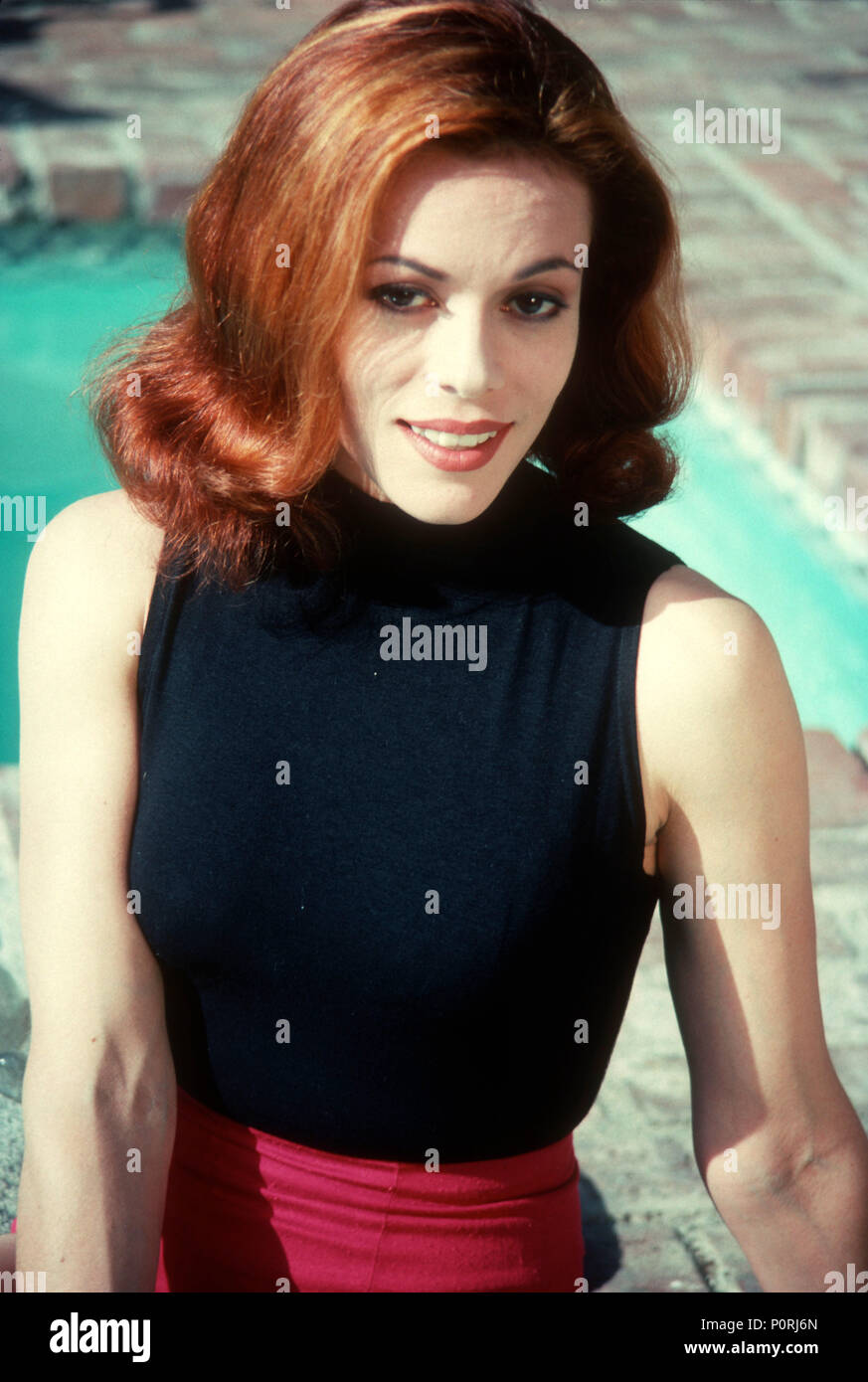LOS ANGELES, CA SEPTEMBER 9 (EXCLUSIVE) Singer Lady Miss Kier of Deee Lite poses at a photo