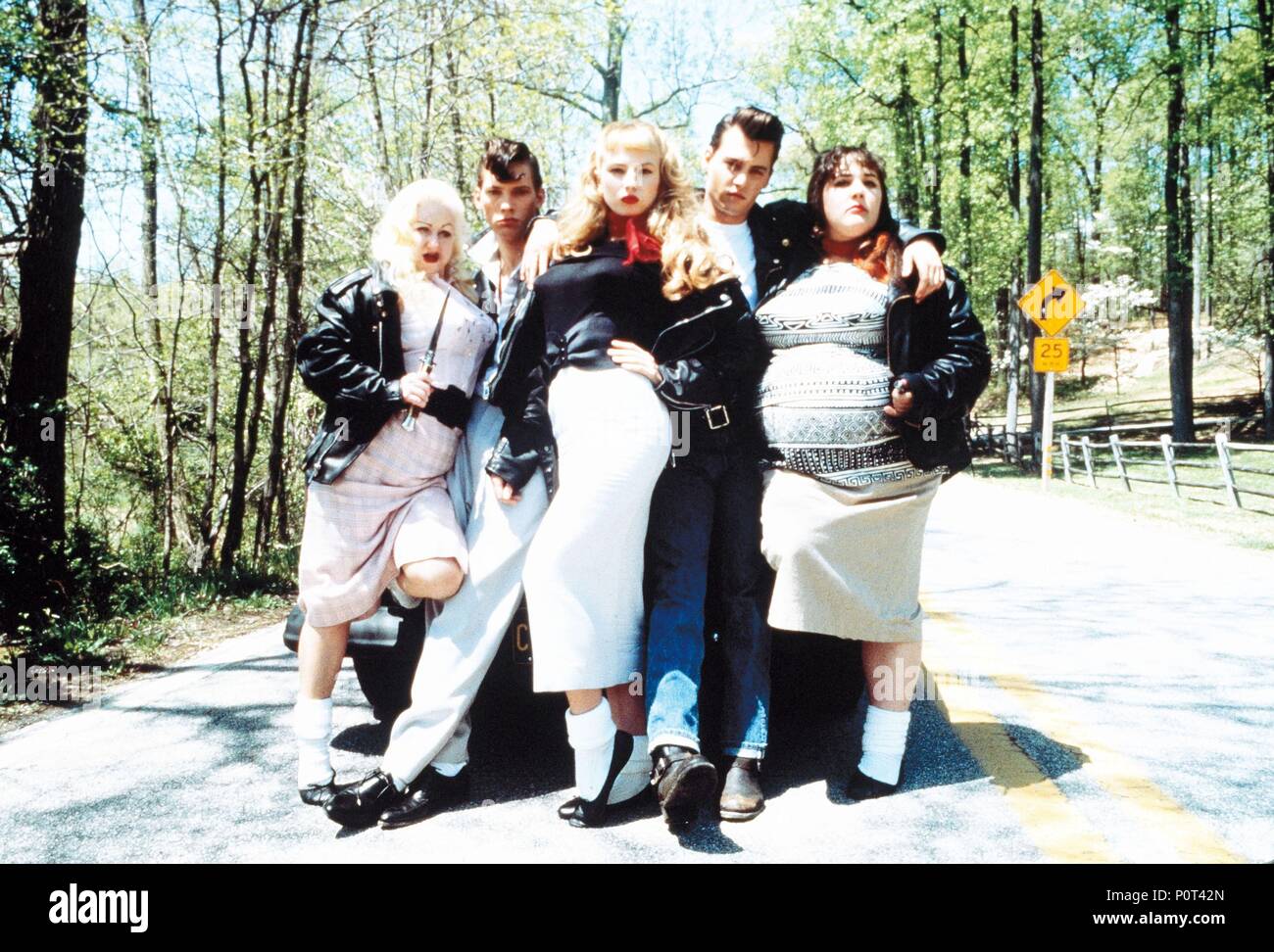Original Film Title: CRY-BABY.  English Title: CRY-BABY.  Film Director: JOHN WATERS.  Year: 1990.  Stars: JOHNNY DEPP; RICKI LAKE; TRACI LORDS. Credit: UNIVERSAL PICTURES / Album Stock Photo