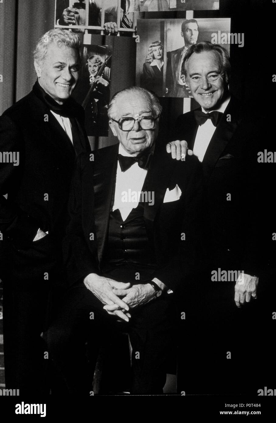 Stars: BILLY WILDER; JACK LEMMON; TONY CURTIS. Stock Photo