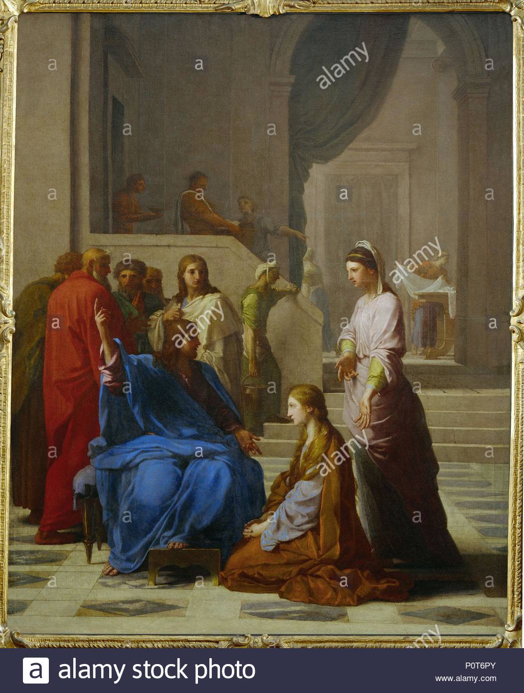 Jesus With Mary And Martha Bible Stock Photos & Jesus With Mary And