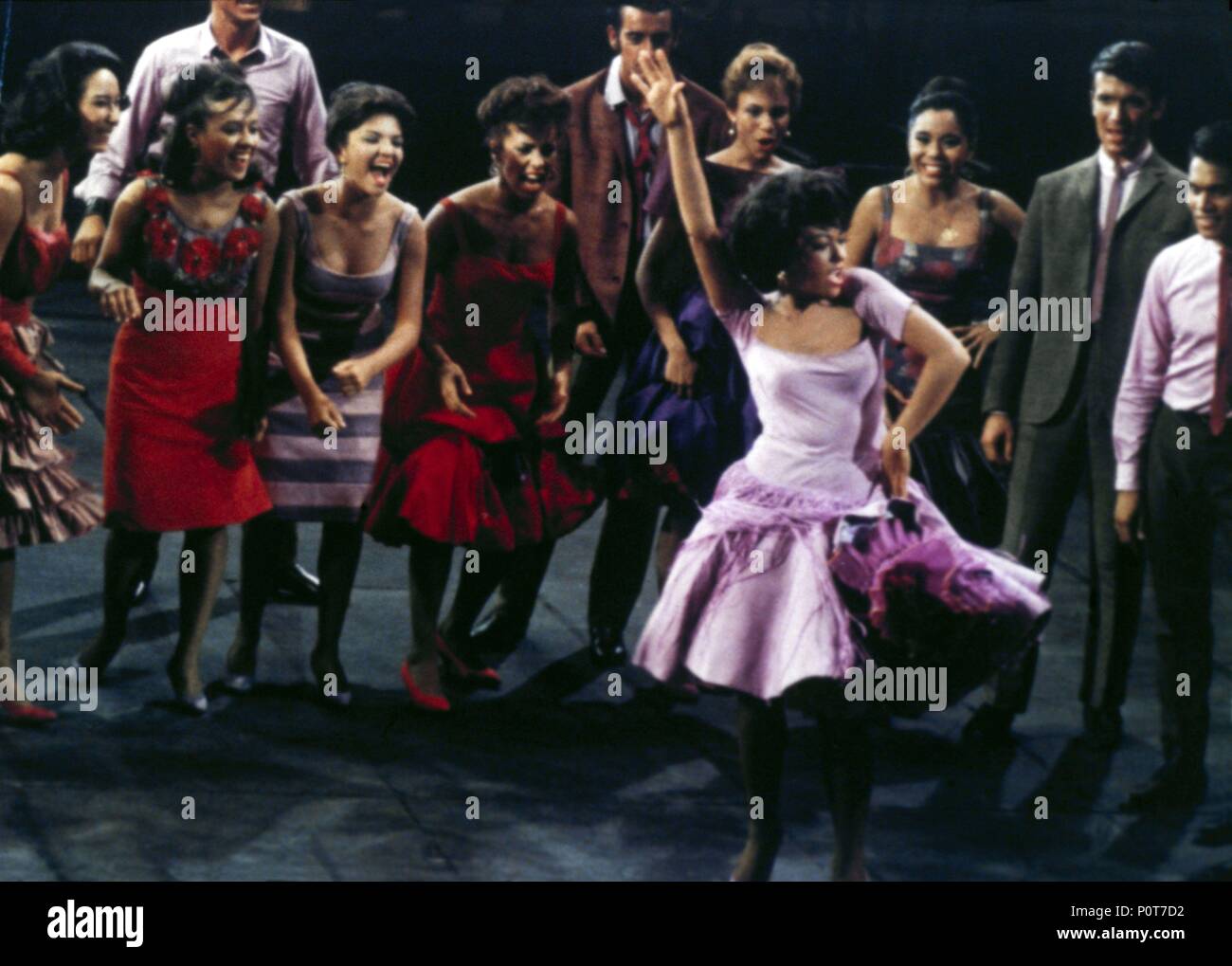 Original Film Title: WEST SIDE STORY. English Title: WEST SIDE STORY. Film  Director: ROBERT WISE. Year: 1961. Stars: RITA MORENO. Credit: MIRISCH-7  ARTS/UNITED ARTISTS / Album Stock Photo - Alamy