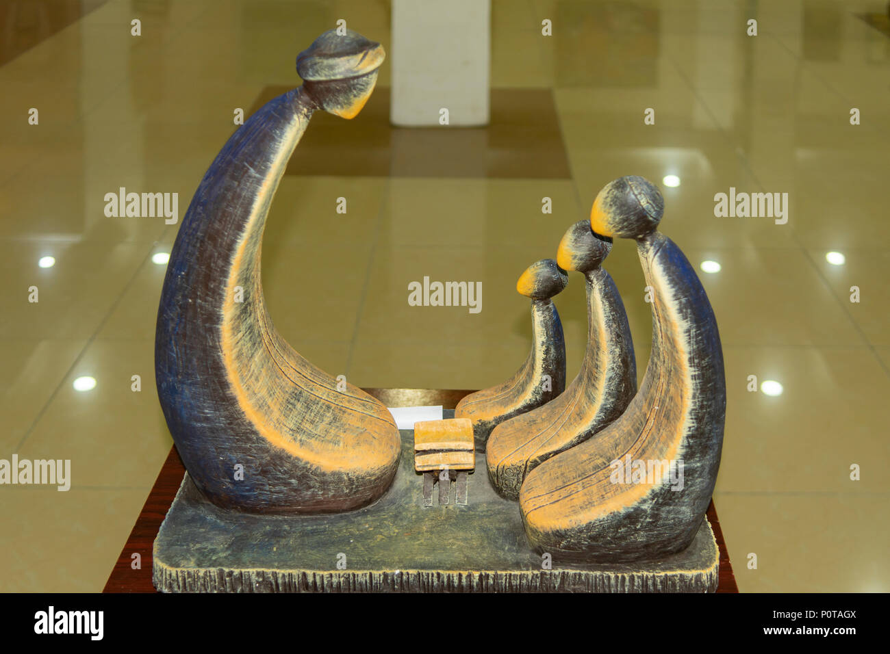 Exhibit in Historical Museum, Khujand, Tajikistan Stock Photo - Alamy
