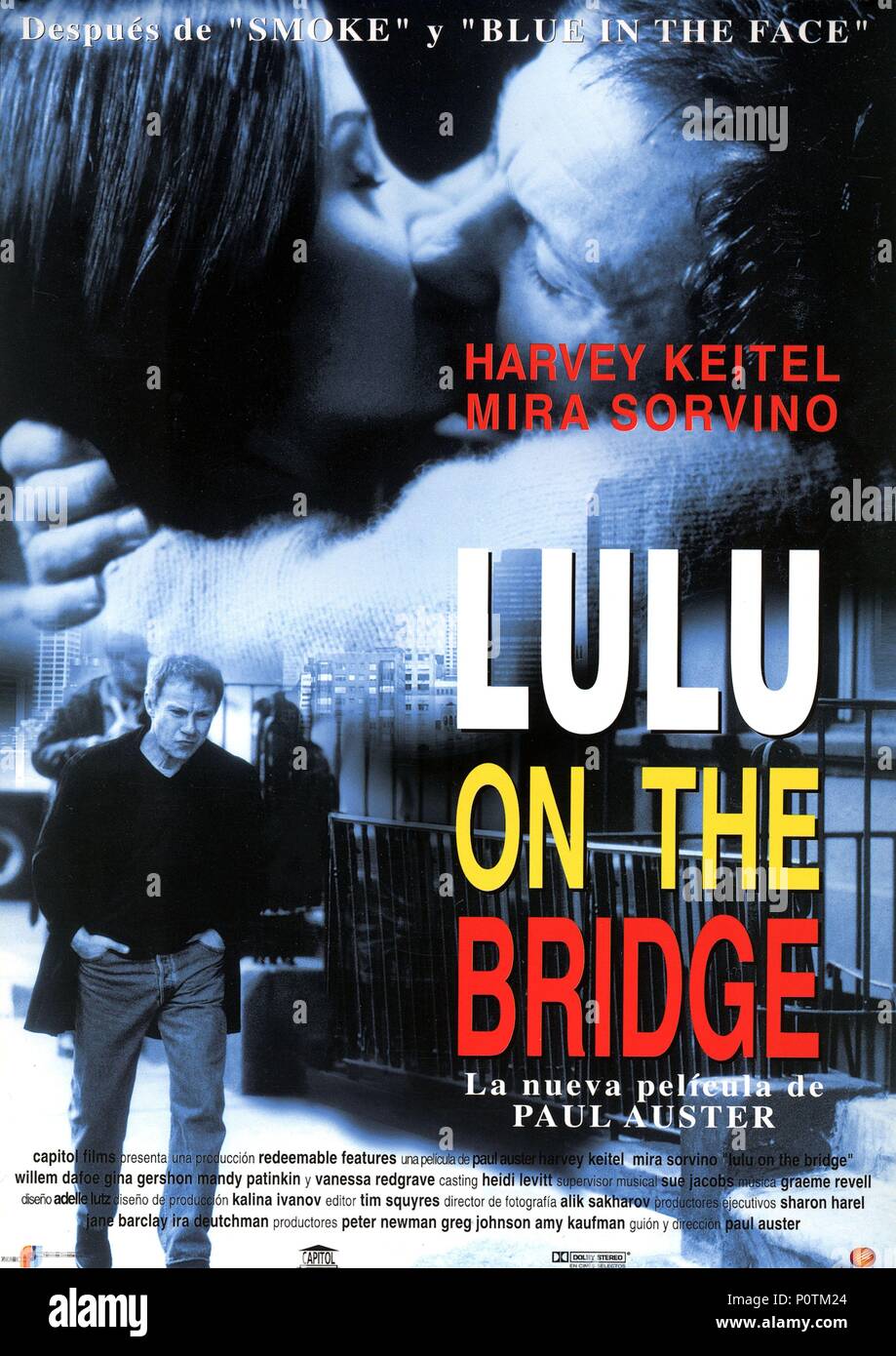 Original Film Title: LULU ON THE BRIDGE. English Title: LULU ON THE BRIDGE.  Film Director: PAUL AUSTER. Year: 1998. Credit: CAPITOL FILMS / Album Stock  Photo - Alamy