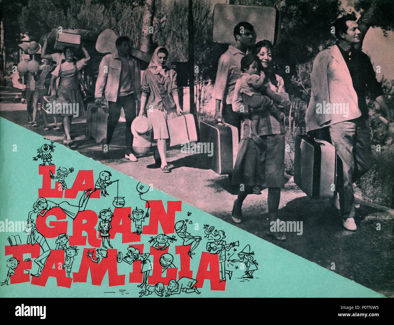 Original Film Title: LA GRAN FAMILIA.  English Title: BIG FAMILY, THE.  Film Director: FERNANDO PALACIOS.  Year: 1962. Credit: PEDRO MASO P.C. / Album Stock Photo