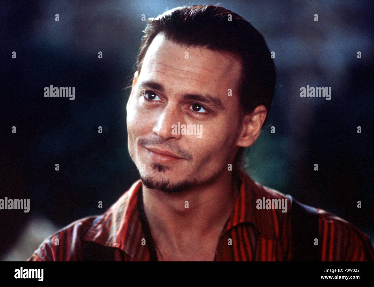 Original Film Title: CHOCOLAT.  English Title: CHOCOLAT.  Film Director: LASSE HALLSTROM.  Year: 2000.  Stars: JOHNNY DEPP. Copyright: Editorial inside use only. This is a publicly distributed handout. Access rights only, no license of copyright provided. Mandatory authorization to Visual Icon (www.visual-icon.com) is required for the reproduction of this image. Credit: MIRAMAX FILMS / Album Stock Photo