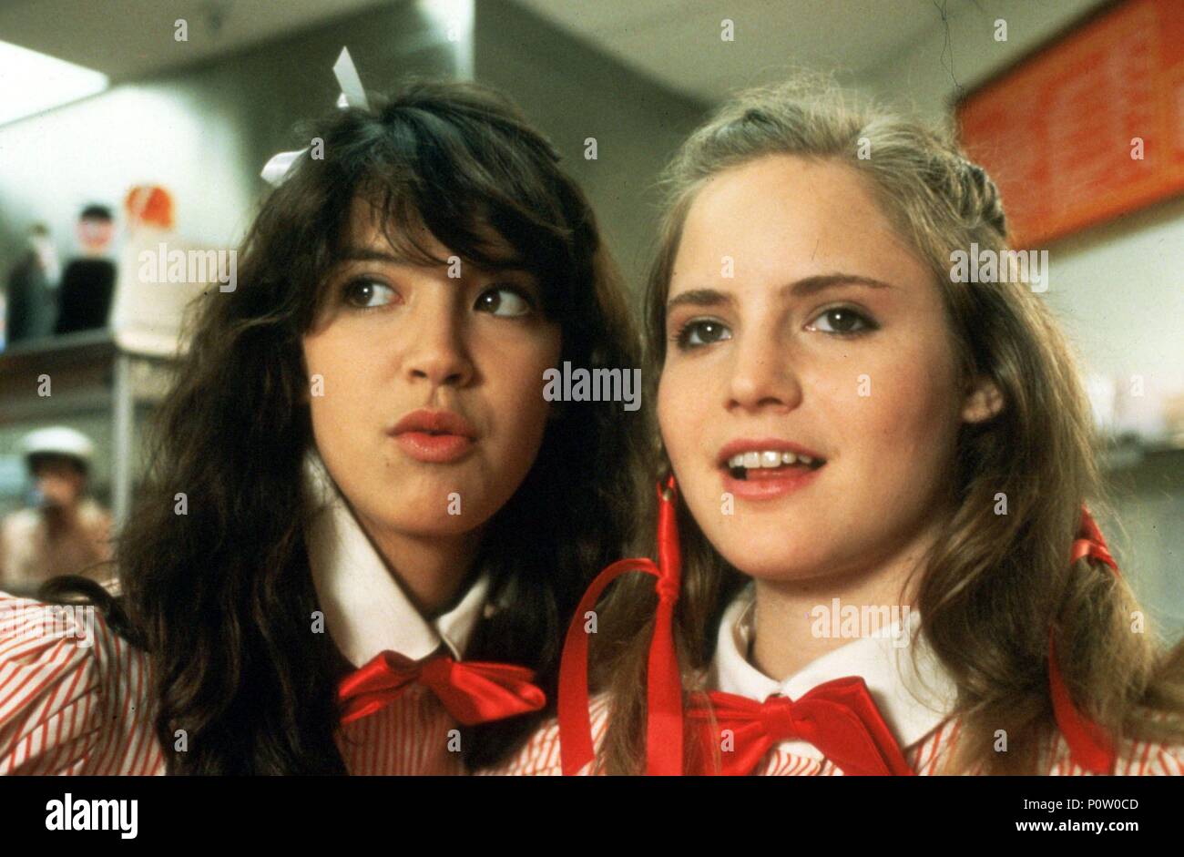 Original Film Title: FAST TIMES AT RIDGEMONT HIGH.  English Title: FAST TIMES AT RIDGEMONT HIGH.  Film Director: AMY HECKERLING.  Year: 1982.  Stars: JENNIFER JASON LEIGH; PHOEBE CATES. Credit: UNIVERSAL PICTURES / Album Stock Photo