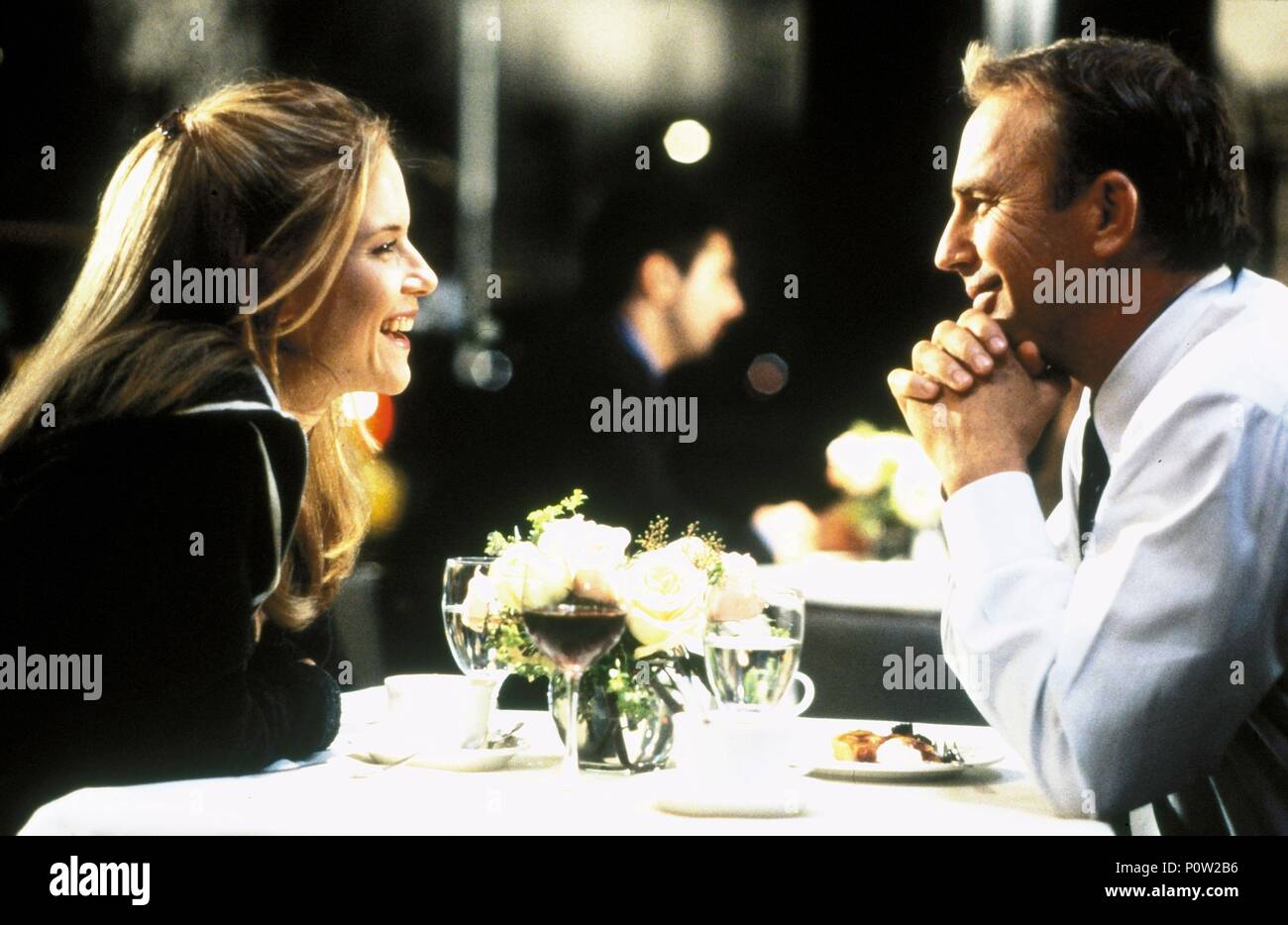 Original Film Title: FOR LOVE OF THE GAME.  English Title: FOR LOVE OF THE GAME.  Film Director: SAM RAIMI.  Year: 1999.  Stars: KELLY PRESTON; KEVIN COSTNER. Credit: UNIVERSAL PICTURES / GLASS, BEN / Album Stock Photo