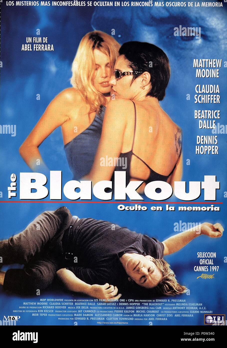 Original Film Title: THE BLACKOUT. English Title: THE BLACKOUT. Film  Director: ABEL FERRARA. Year: 1997. Credit: MDP WORLWIDE / Album Stock  Photo - Alamy