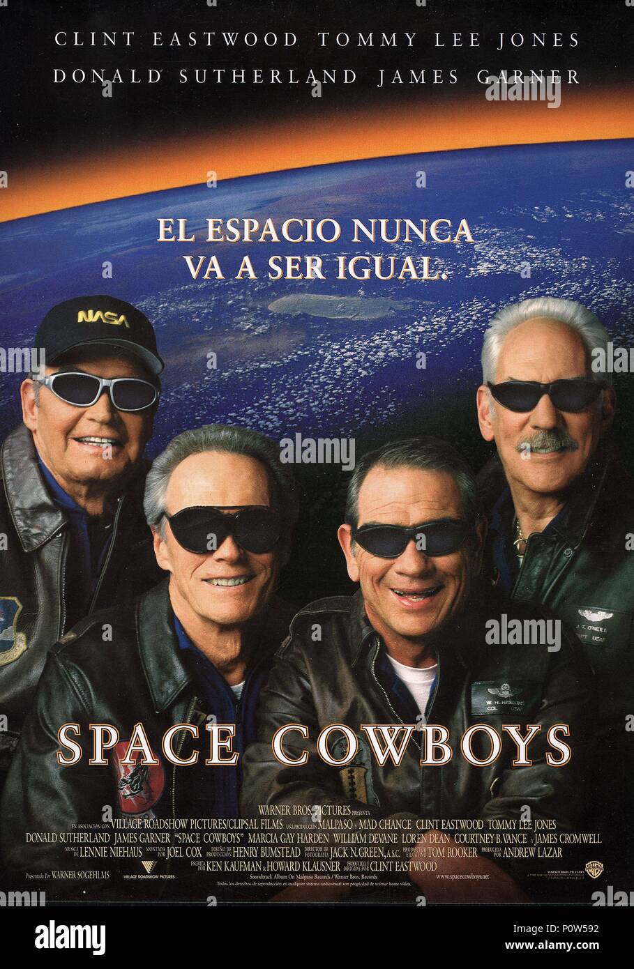 Original Film Title: SPACE COWBOYS.  English Title: SPACE COWBOYS.  Film Director: CLINT EASTWOOD.  Year: 2000. Credit: WARNER BROS. PICTURES / Album Stock Photo