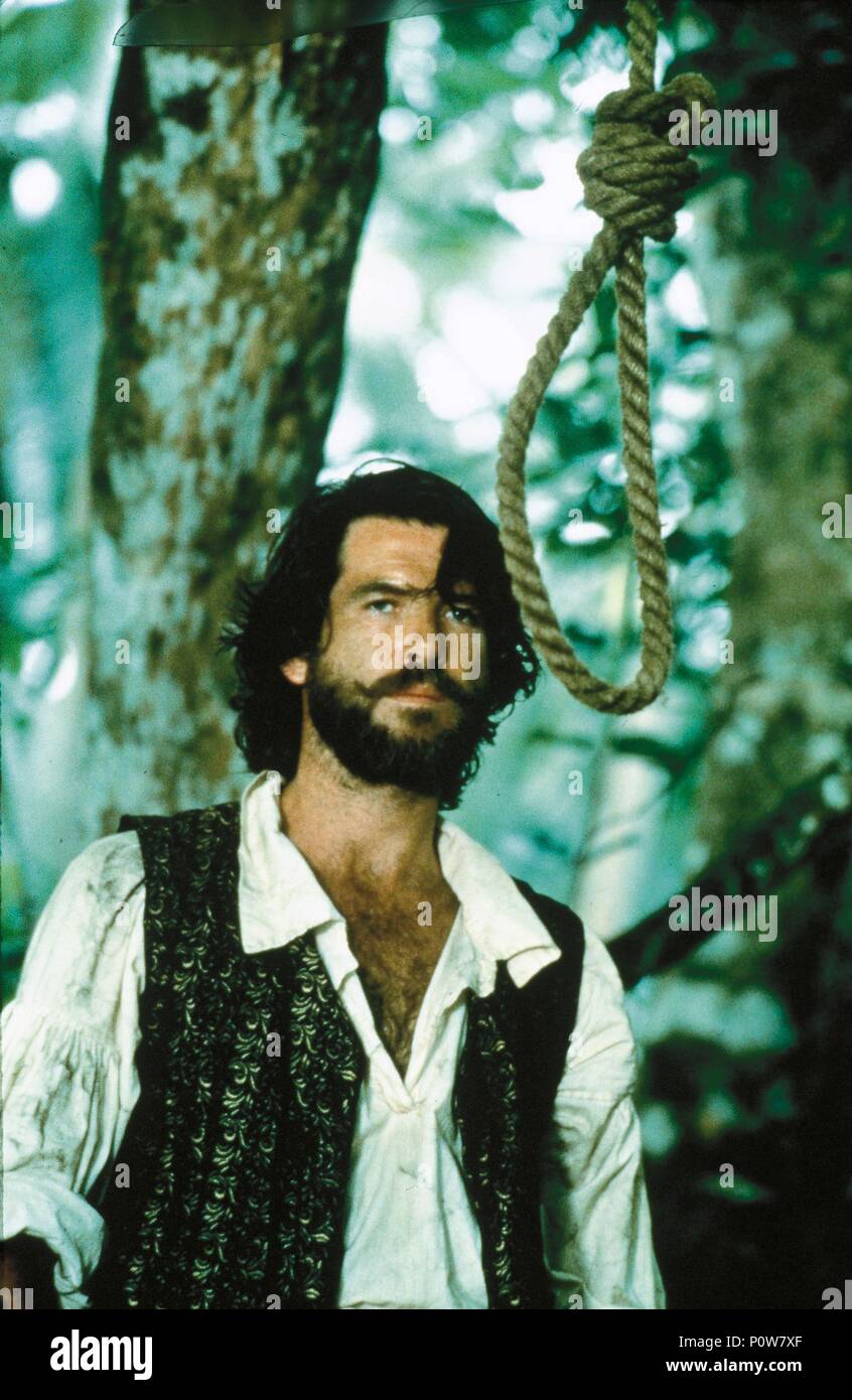 Original Film Title: ROBINSON CRUSOE.  English Title: ROBINSON CRUSOE.  Film Director: GEORGE MILLER.  Year: 1997.  Stars: PIERCE BROSNAN. Copyright: Editorial inside use only. This is a publicly distributed handout. Access rights only, no license of copyright provided. Mandatory authorization to Visual Icon (www.visual-icon.com) is required for the reproduction of this image. Credit: MIRAMAX / Album Stock Photo
