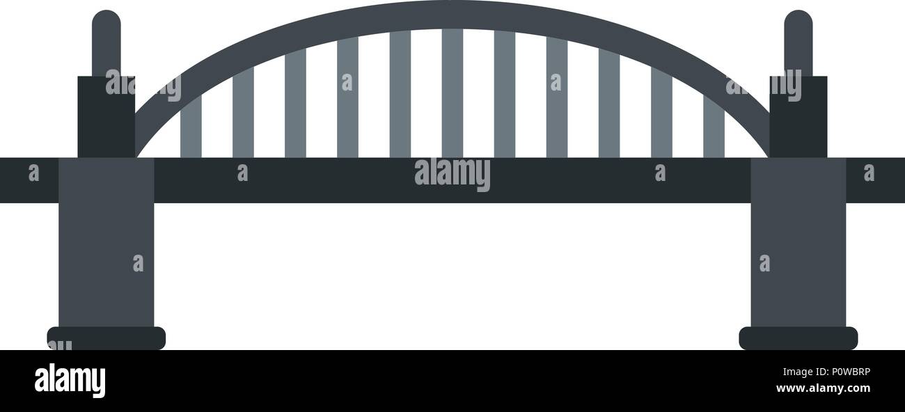 Bridge icon isolated Stock Vector