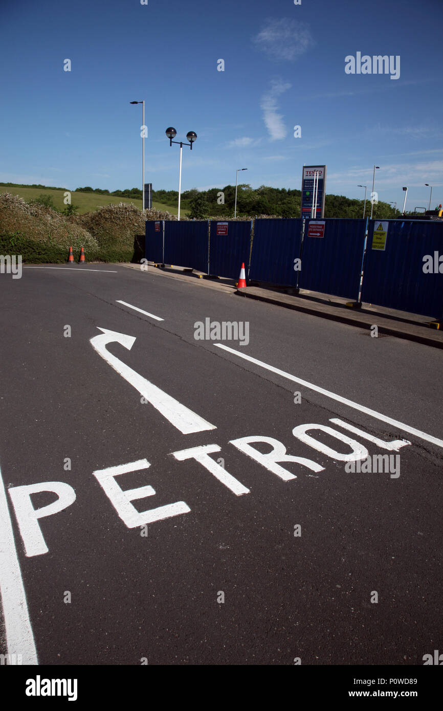 Tesco site at Undergate Rd, Dinnington, Sheffield S25 2PF Stock Photo