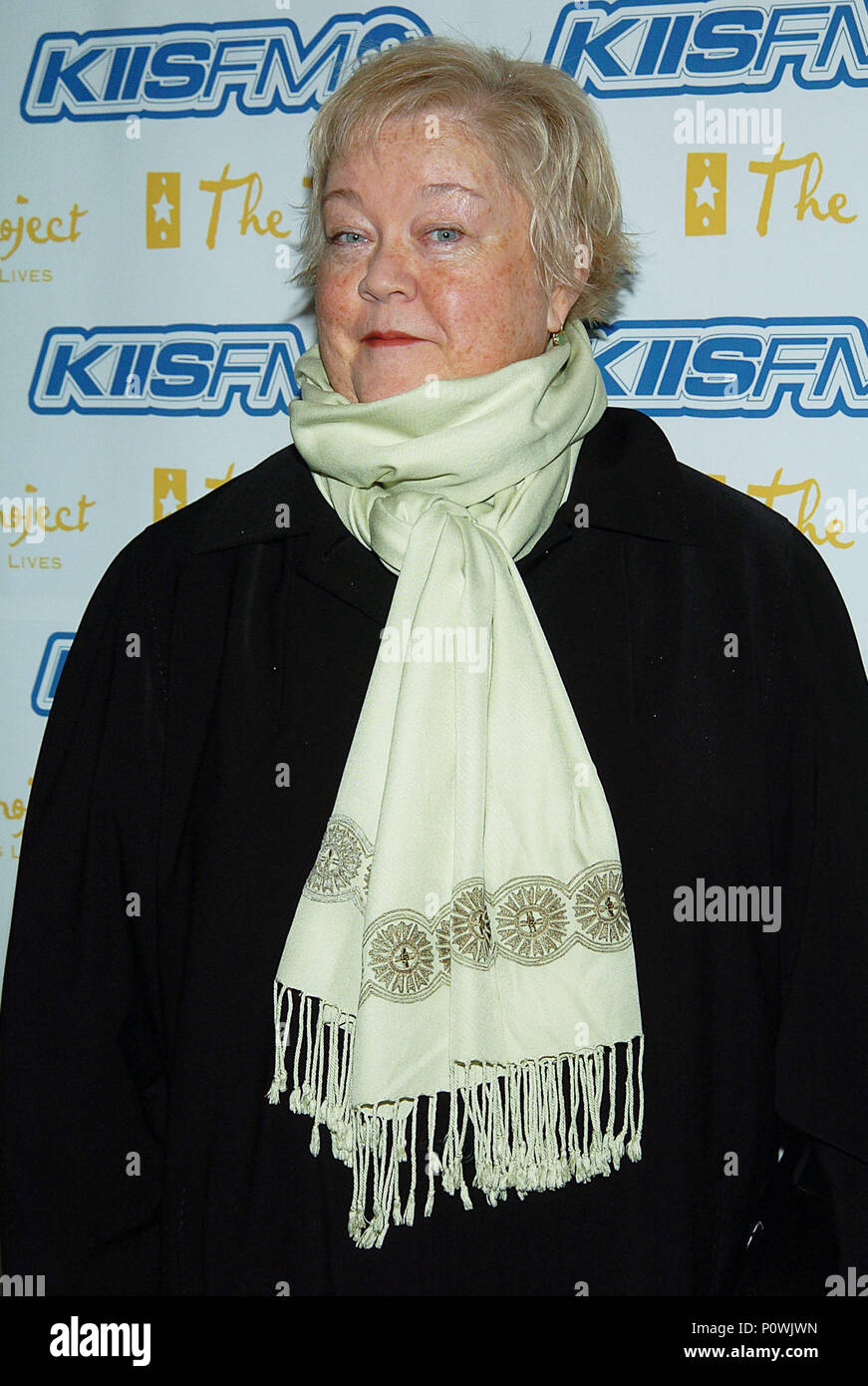 Kathy Kinney (Drew Carrey Show) arriving at the Trevor Project's Cracked Xmas 7 at the Wiltern Theatre in Los Angeles. December 5, 2004.32KinneyKathy DrewCarrey011 Red Carpet Event, Vertical, USA, Film Industry, Celebrities,  Photography, Bestof, Arts Culture and Entertainment, Topix Celebrities fashion /  Vertical, Best of, Event in Hollywood Life - California,  Red Carpet and backstage, USA, Film Industry, Celebrities,  movie celebrities, TV celebrities, Music celebrities, Photography, Bestof, Arts Culture and Entertainment,  Topix, vertical, one person,, from the years , 2003 to 2005, inqui Stock Photo