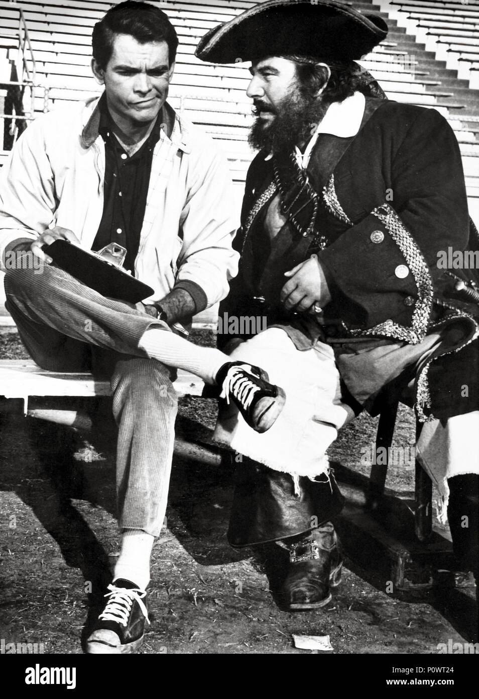 Original Film Title: BLACKBEARD'S GHOST.  English Title: BLACKBEARD'S GHOST.  Film Director: ROBERT STEVENSON.  Year: 1968.  Stars: DEAN JONES; PETER USTINOV. Credit: WALT DISNEY PRODUCTIONS / Album Stock Photo