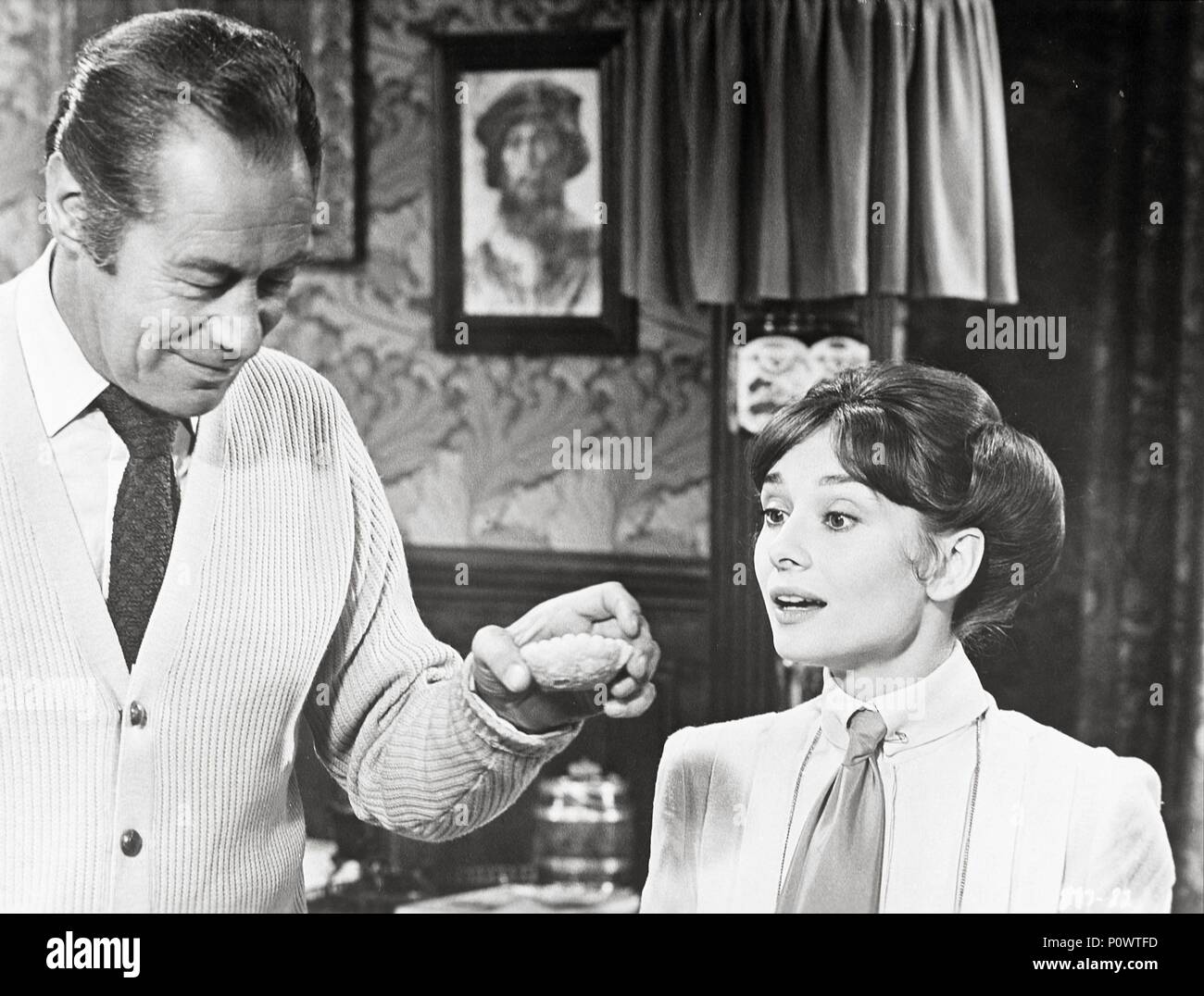 My Fair Lady My Fair Lady Prof. Higgins (Rex Harrison, 3.vl), Eliza  Doolitle (Audrey Hepburn,r) *** Local Caption *** 1964 Stock Photo - Alamy