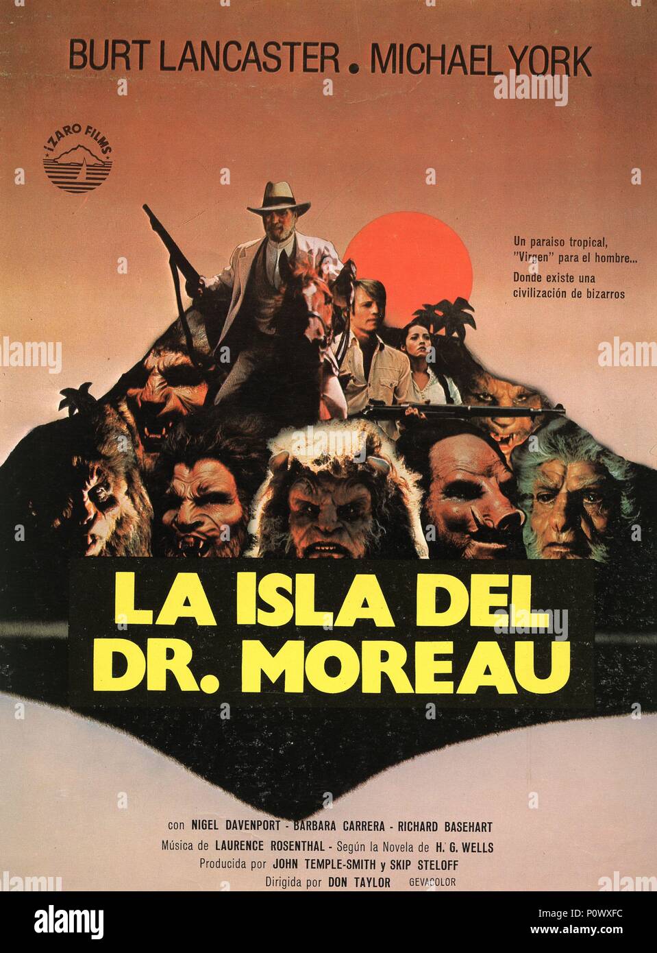 Original Film Title: ISLAND OF DR. MOREAU, THE.  English Title: ISLAND OF DR. MOREAU, THE.  Film Director: DON TAYLOR.  Year: 1977. Stock Photo