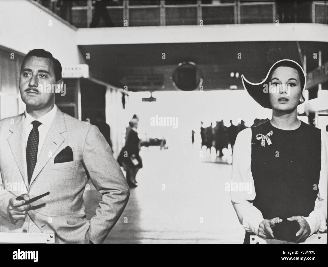 Original Film Title: LA MIA SIGNORA. English Title: MY WIFE. Film Director:  LUIGI COMENCINI; TINTO BRASS. Year: 1964. Stars: ALBERTO SORDI; SILVANA  MANGANO. Credit: DINO DE LAURENTIIS / Album Stock Photo - Alamy