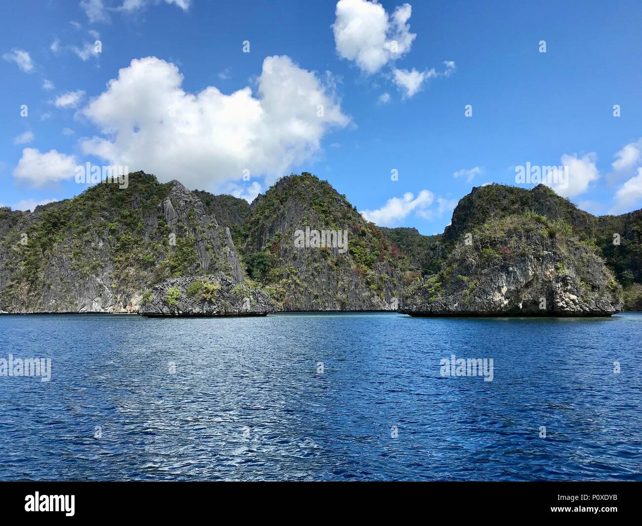 The beauty of the island of Coron, Palawan, Philippines. Stock Photo