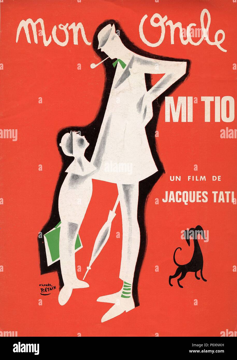 *Jacques Tati Mon Oncle Photo originale kodak vintage 
