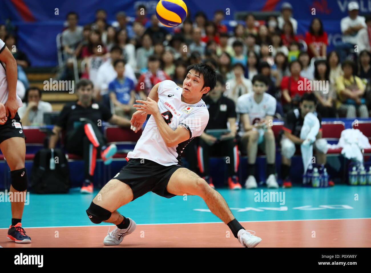 Osaka, Japan. 9th June, 2018. Naonobu Fujii (JPN) Volleyball FIVB