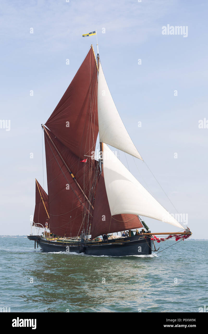 River Medway, Kent, United Kingdom. 9th June, 2018. SB Marjorie