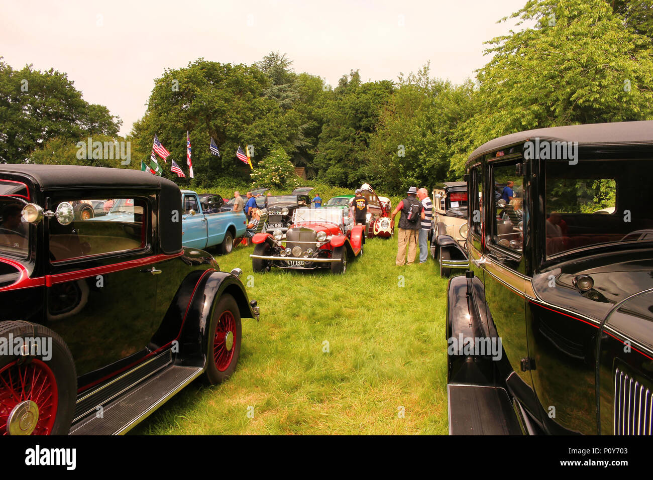 Yate, Bristol, England June 10, 2018 American Car Show “Pre’50