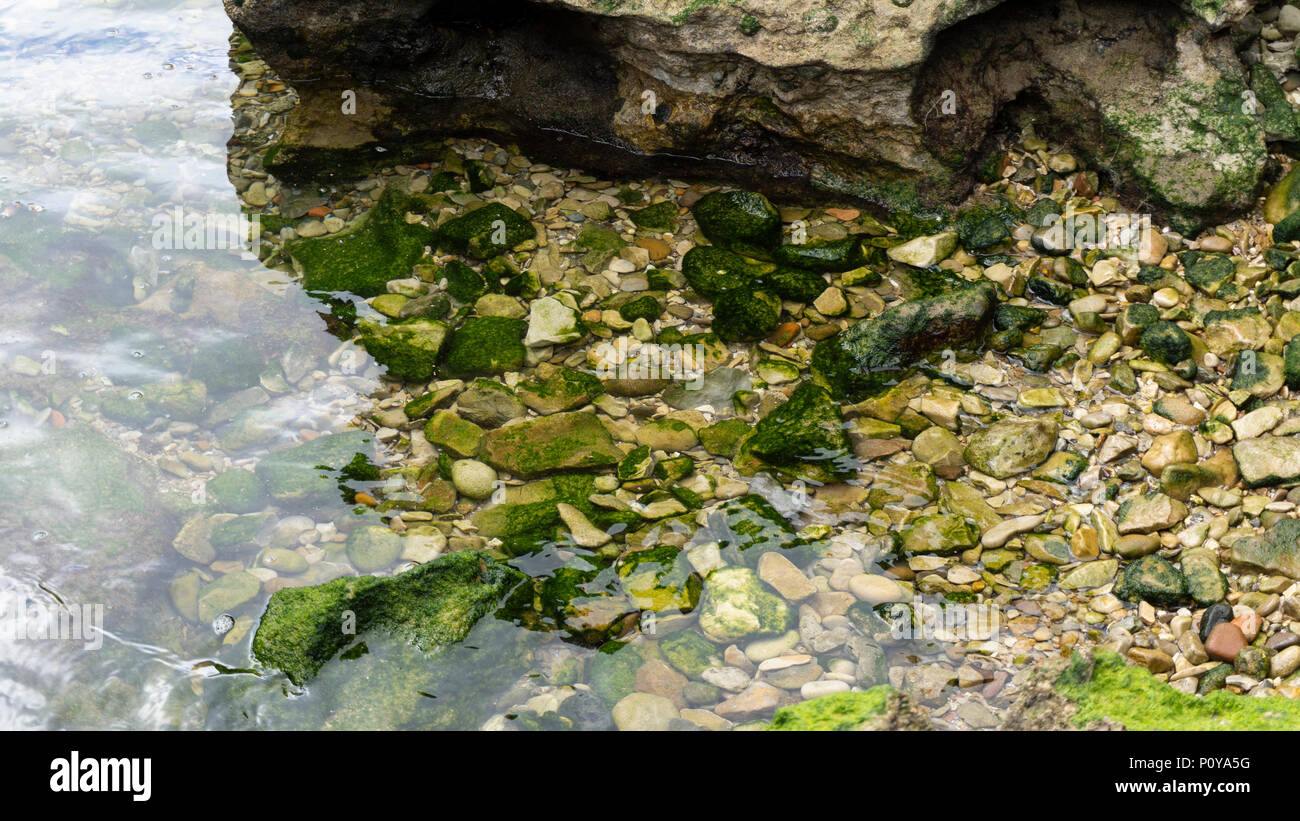 Calari Rocks Clear and crystalline sea with white rocks Stock Photo - Alamy