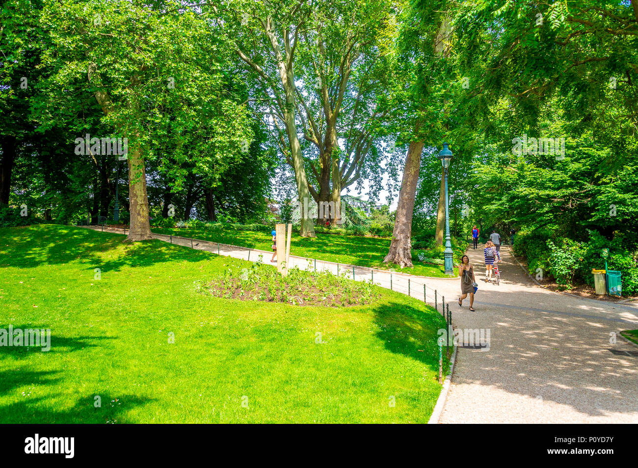 Parc Montsouris in Paris, France Stock Photo Alamy