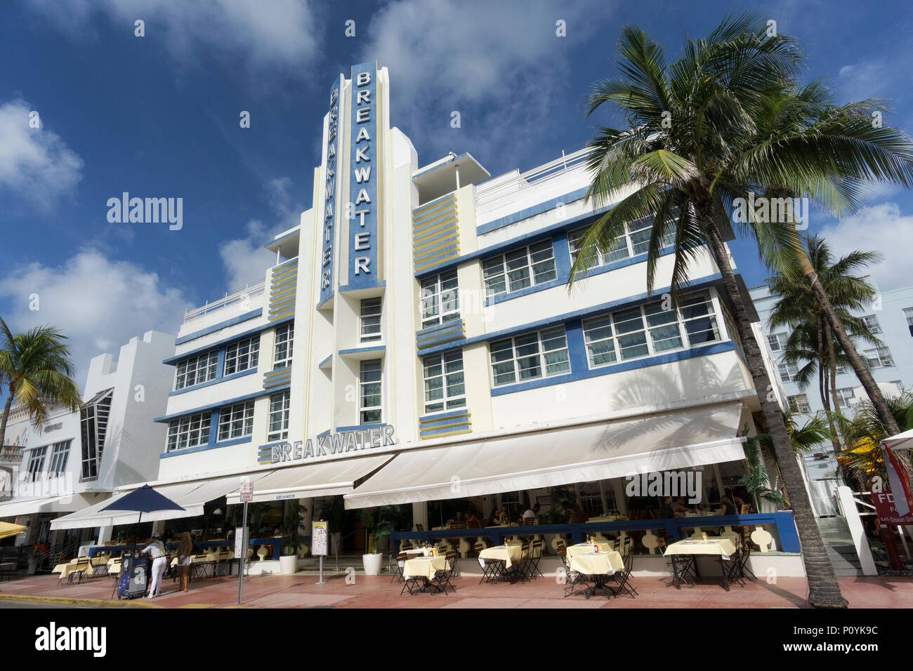 Miami Beach Florida June 9 2018 The Famous Art Deco
