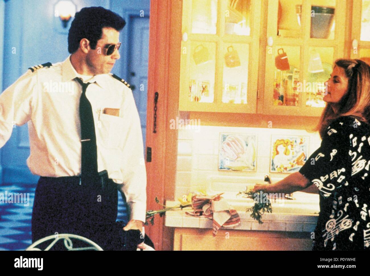 Original Film Title: LOOK WHO'S TALKING TOO.  English Title: LOOK WHO'S TALKING TOO.  Film Director: AMY HECKERLING.  Year: 1990.  Stars: JOHN TRAVOLTA; KIRSTIE ALLEY. Credit: TRI STAR PICTURES / Album Stock Photo