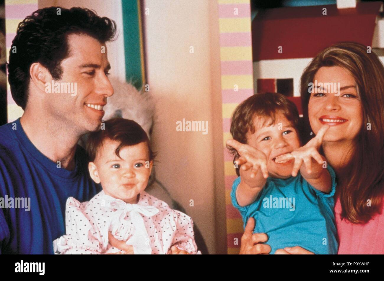 Original Film Title: LOOK WHO'S TALKING TOO.  English Title: LOOK WHO'S TALKING TOO.  Film Director: AMY HECKERLING.  Year: 1990.  Stars: JOHN TRAVOLTA; KIRSTIE ALLEY. Credit: TRI STAR PICTURES / Album Stock Photo