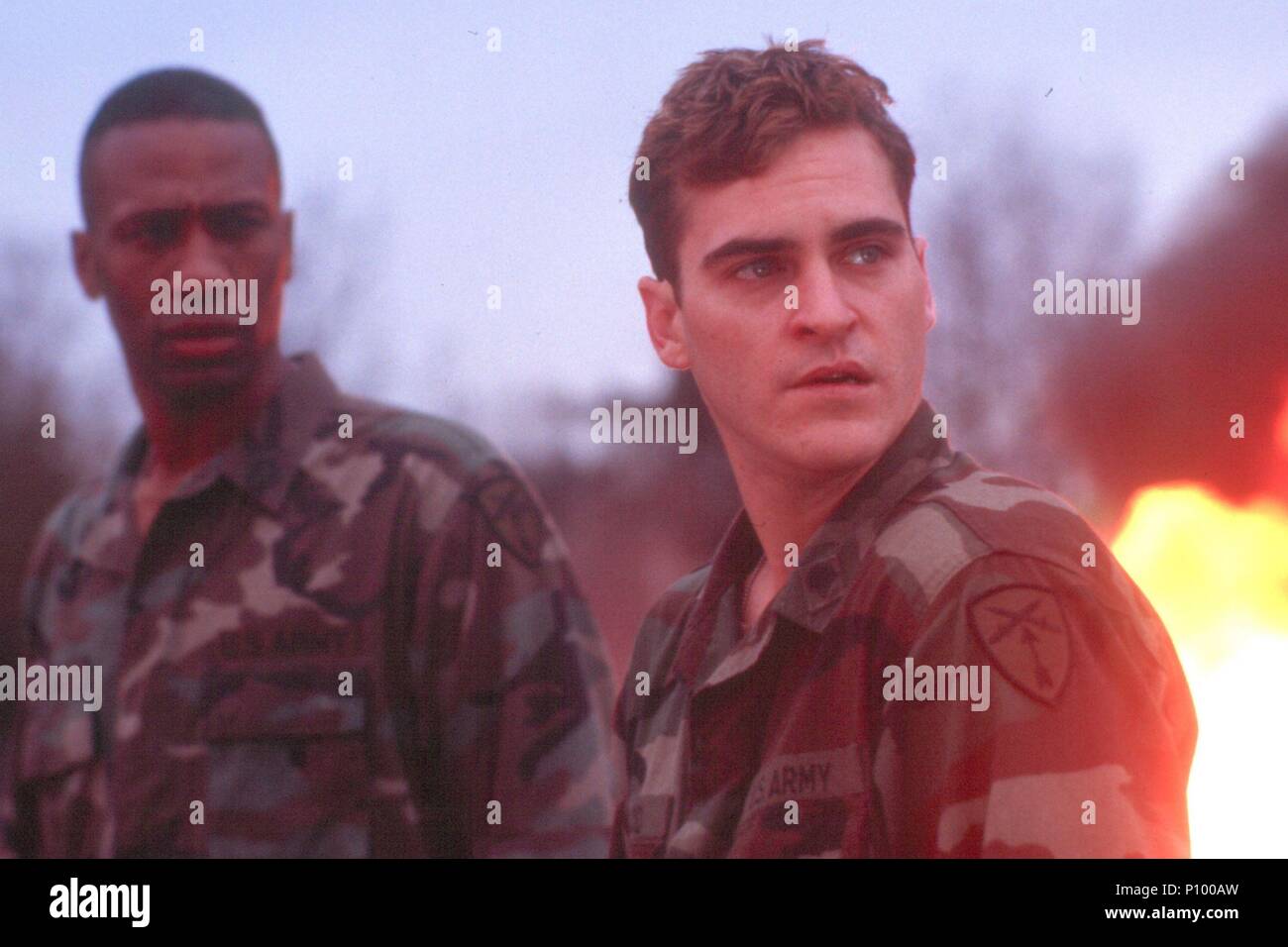 Original Film Title: BUFFALO SOLDIERS. English Title: BUFFALO SOLDIERS. Film  Director: GREGOR JORDAN. Year: 2001. Stars: LEON; JOAQUIN PHOENIX.  Copyright: Editorial inside use only. This is a publicly distributed  handout. Access rights