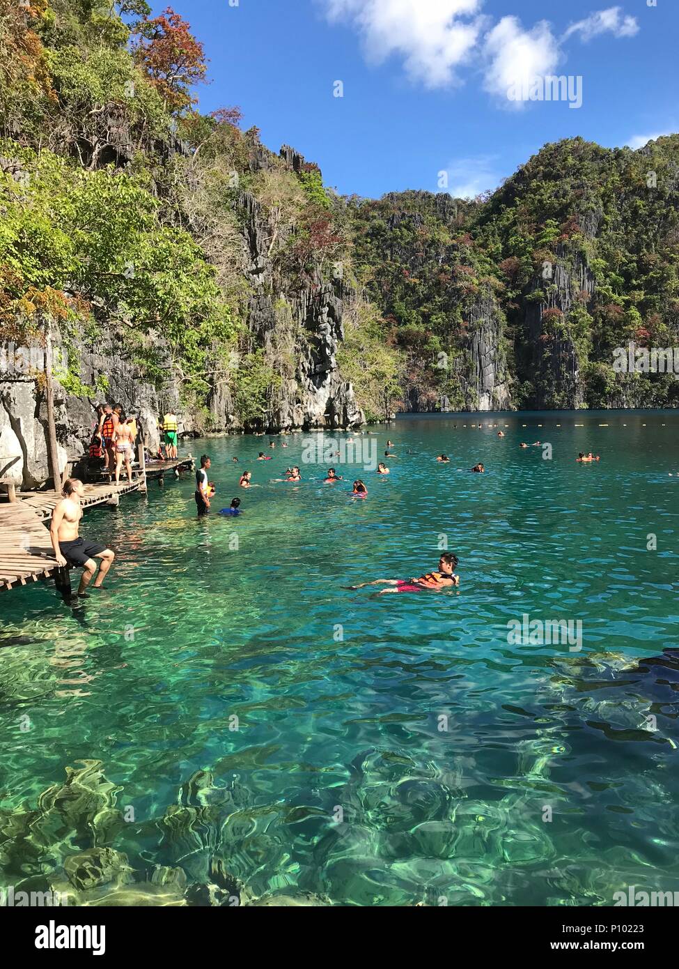 The beauty of the island of Coron, Palawan, Philippines. Stock Photo