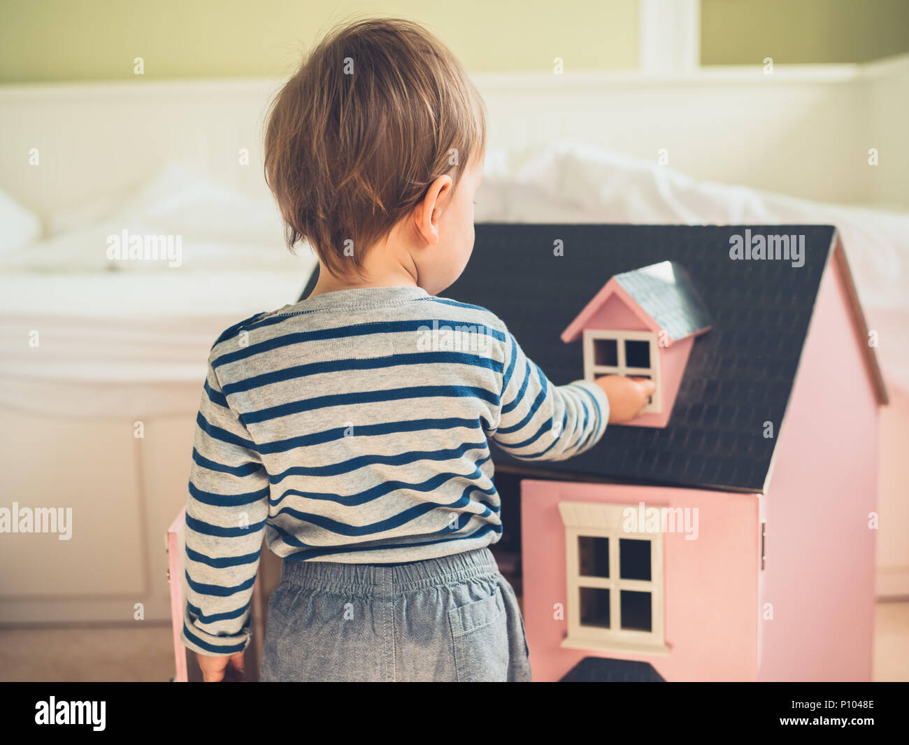 big pink dollhouse