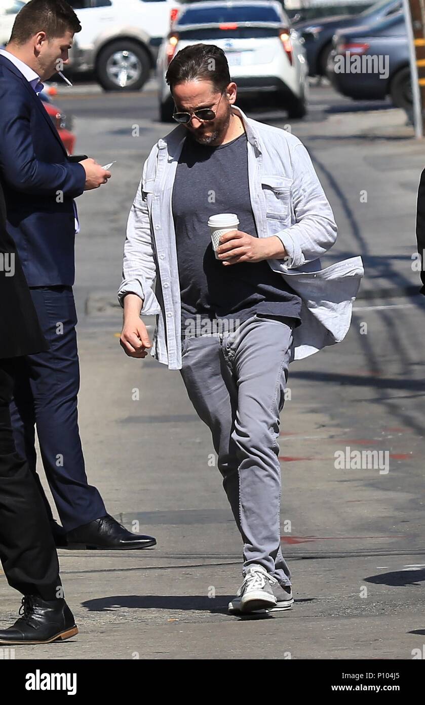 Celebrities arriving at the 'Jimmy Kimmel Live!' studios  Featuring: Ben Falcone Where: Hollywood, California, United States When: 09 May 2018 Credit: WENN.com Stock Photo