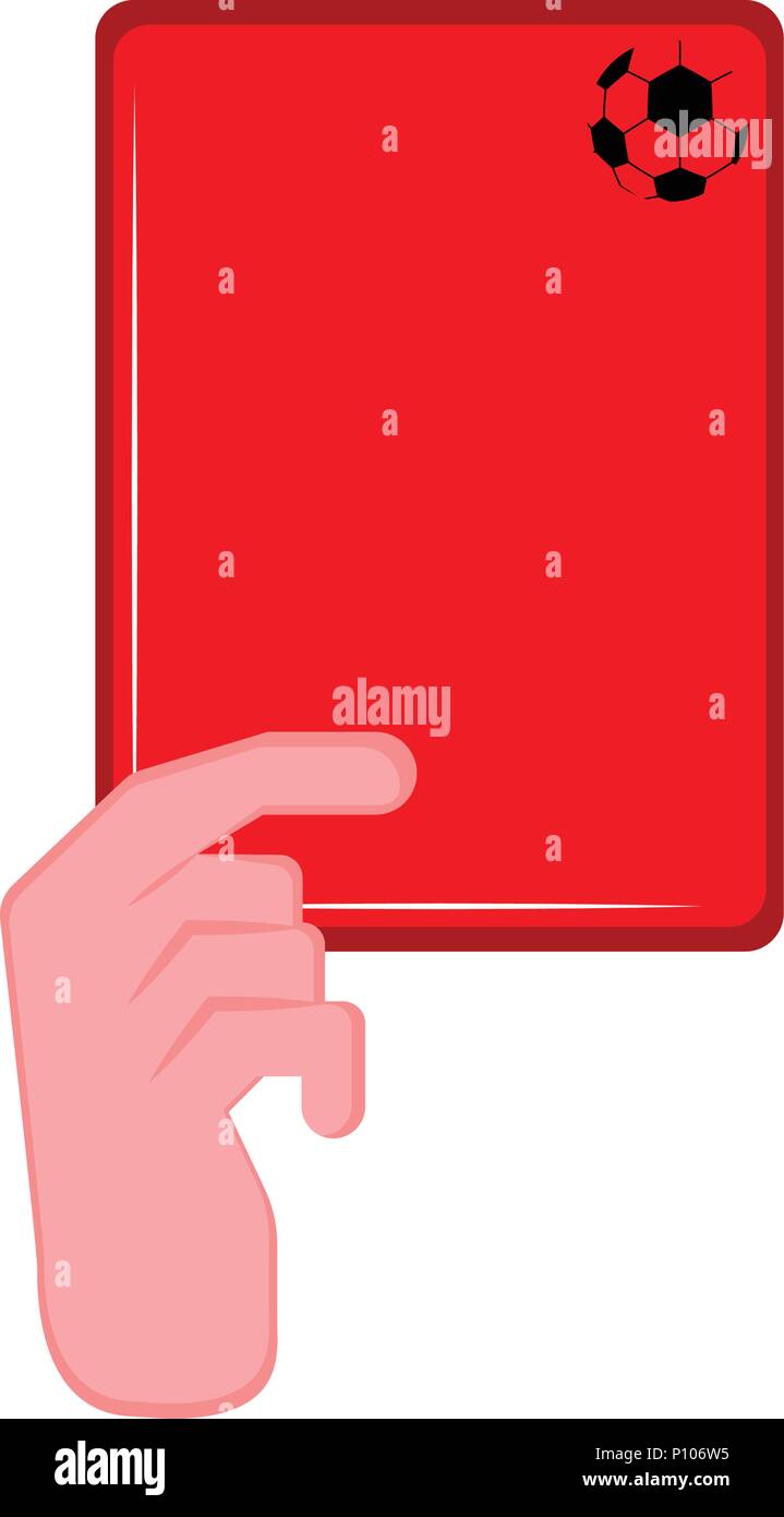 Hand holding a red card Stock Vector Image & Art Alamy