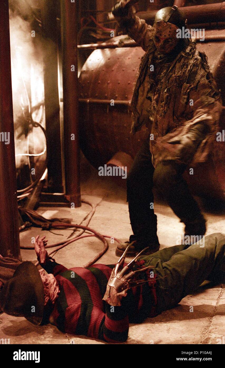 Original Film Title: FREDDY VS. JASON.  English Title: FREDDY VS. JASON.  Film Director: RONNY YU.  Year: 2003.  Stars: ROBERT ENGLUND; KEN KIRZINGER. Credit: NEW LINE PRODUCTIONS / Album Stock Photo