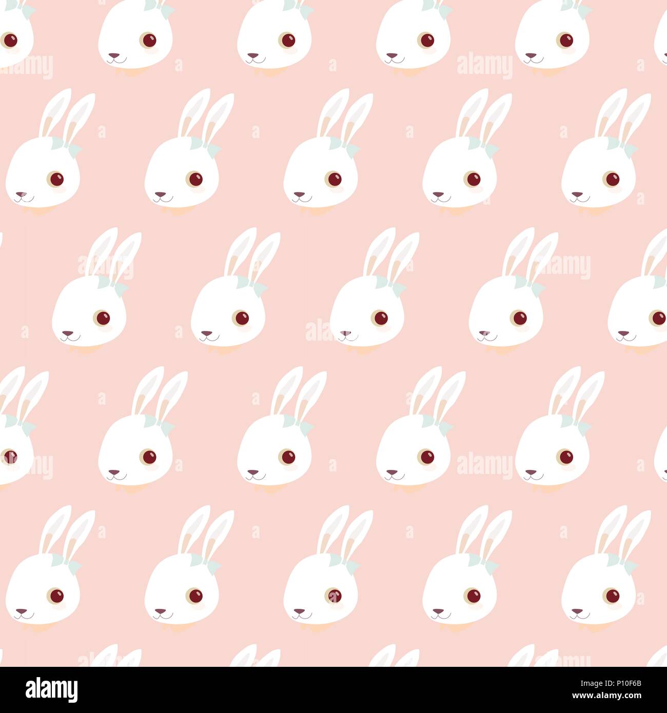 White rabbits Stock Vector Images - Alamy