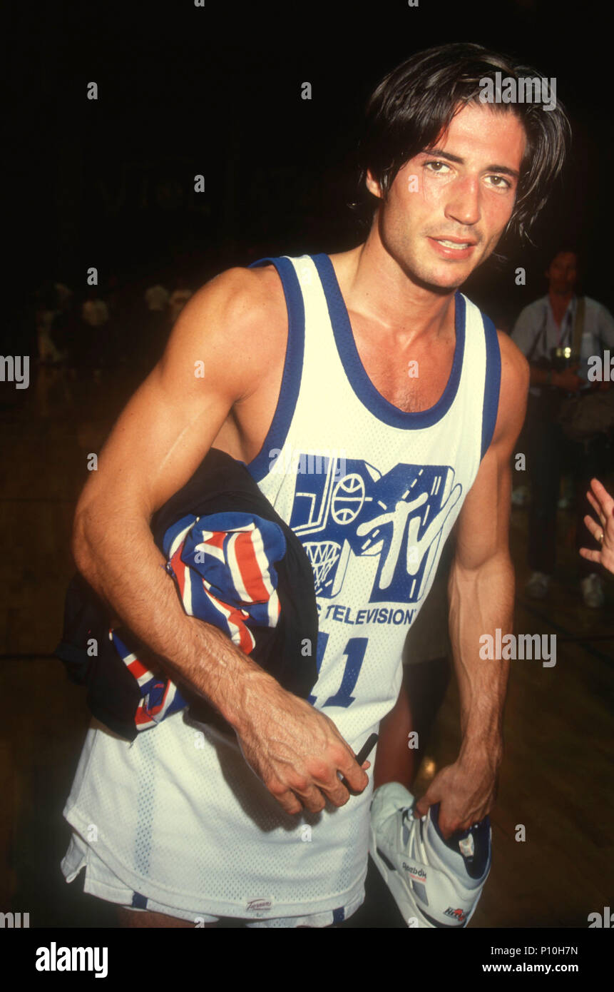 LOS ANGELES, CA - SEPTEMBER 15: Actor Billy Wirth attends MTV's First Annual Rock 'N Jock Basketball Game on September 15, 1991 at Loyola Marymount University in Los Angeles, California. Photo by Barry King/Alamy Stock Photo Stock Photo