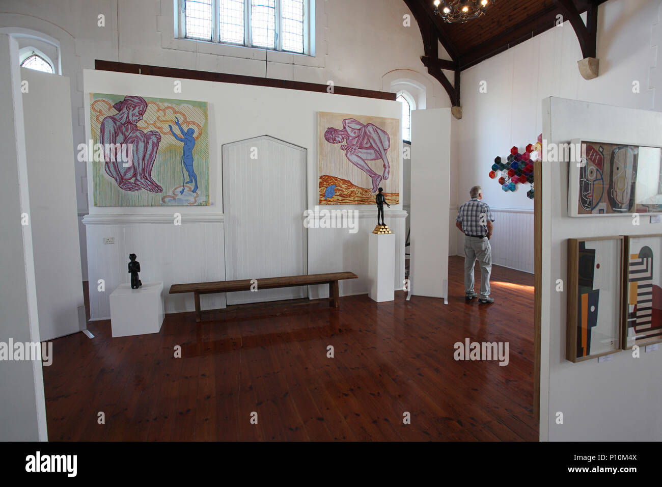 Contemporary Art Expo Stock Photo - Alamy