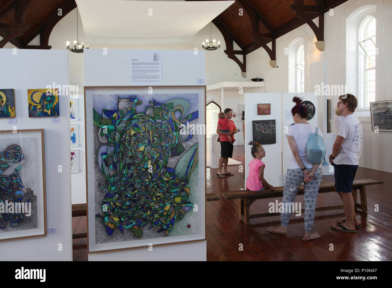 Contemporary Art Expo Stock Photo - Alamy