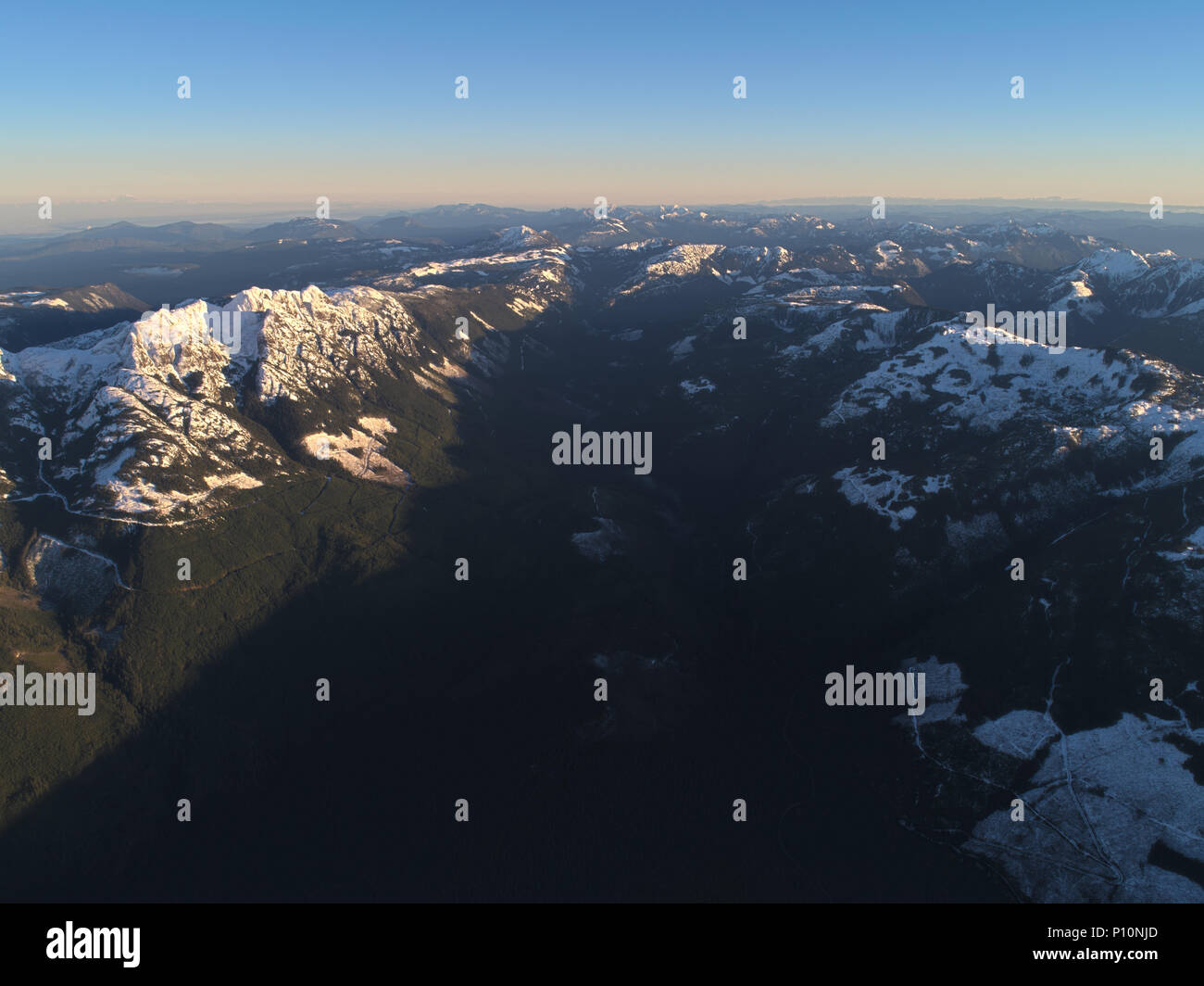 High altitude drone shot mountain hi-res stock photography and images ...